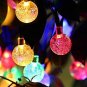 LED Globe Solar Lights Multicolor 21 Feet 30 LED Count MagicLux Solar Powered
