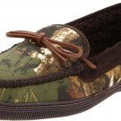 Men's Camo Moccasin Camouflage 9 D(M) US Rubber Sole Indoor Outdoor Trapper Sole
