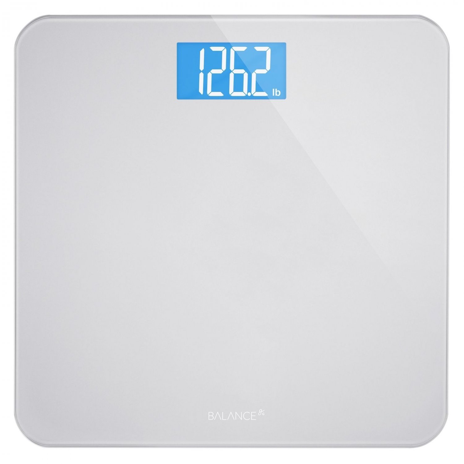Digital Body Weight Bathroom Scale Glass Top Blacklit Display Capacity Measure