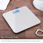 Digital Body Weight Bathroom Scale Glass Top Blacklit Display Capacity Measure