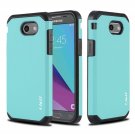 Galaxy J3 Emerge Case Phone Case Shock Proof Protective Prime Blue Mint Color