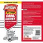 Gumout Small Engine Carb and Choke Cleaner 16 oz Ounces Cleans Unpainted Metal