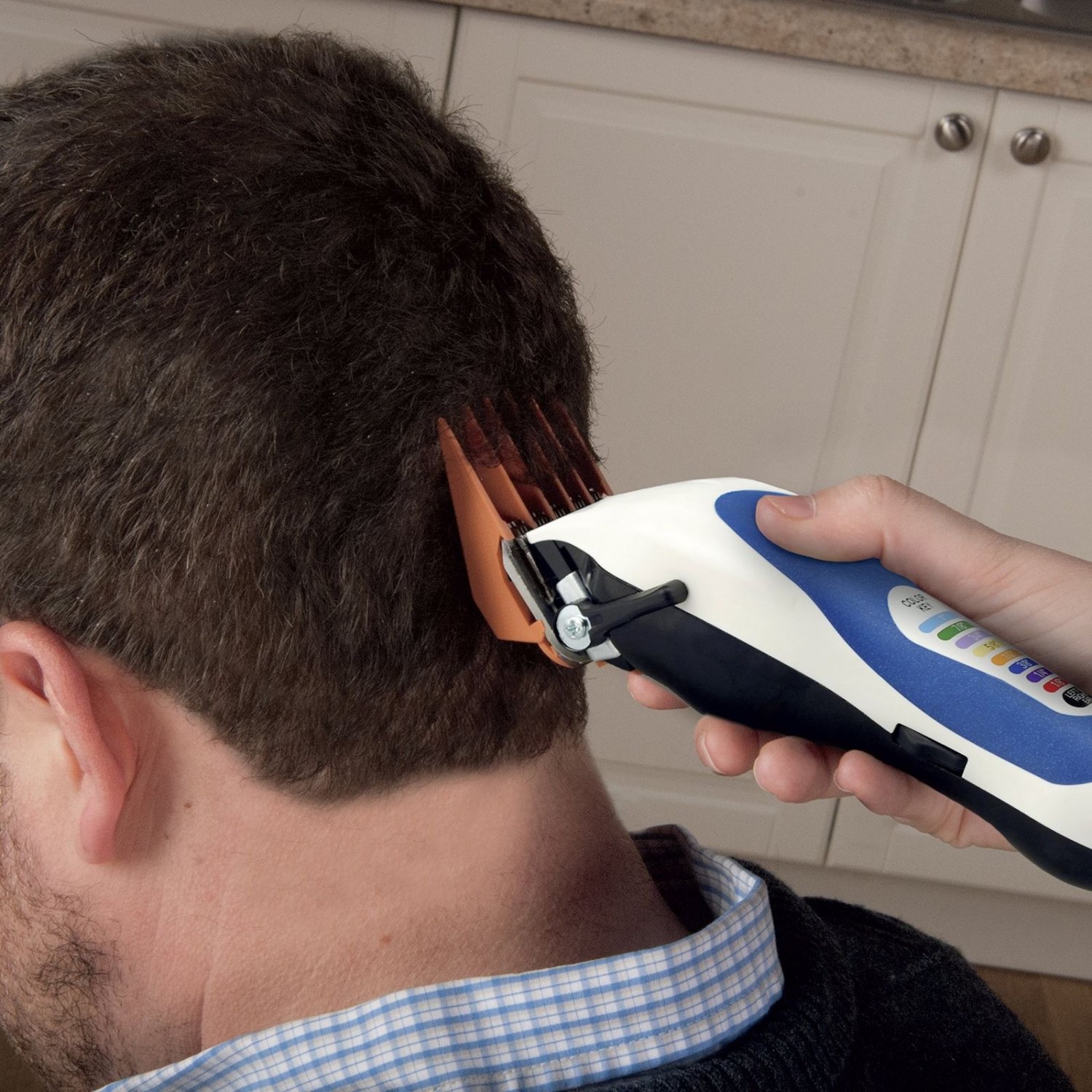 Wahl Hair Clipper Cutting Kit Color Pro Complete Shaving Grip Control Seld Sharp