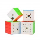 Speed Cube Set Roxenda Magic Cube Set of 2x2x2 3x3x3 4x4x4 5x5x5 Rubik Cube Set