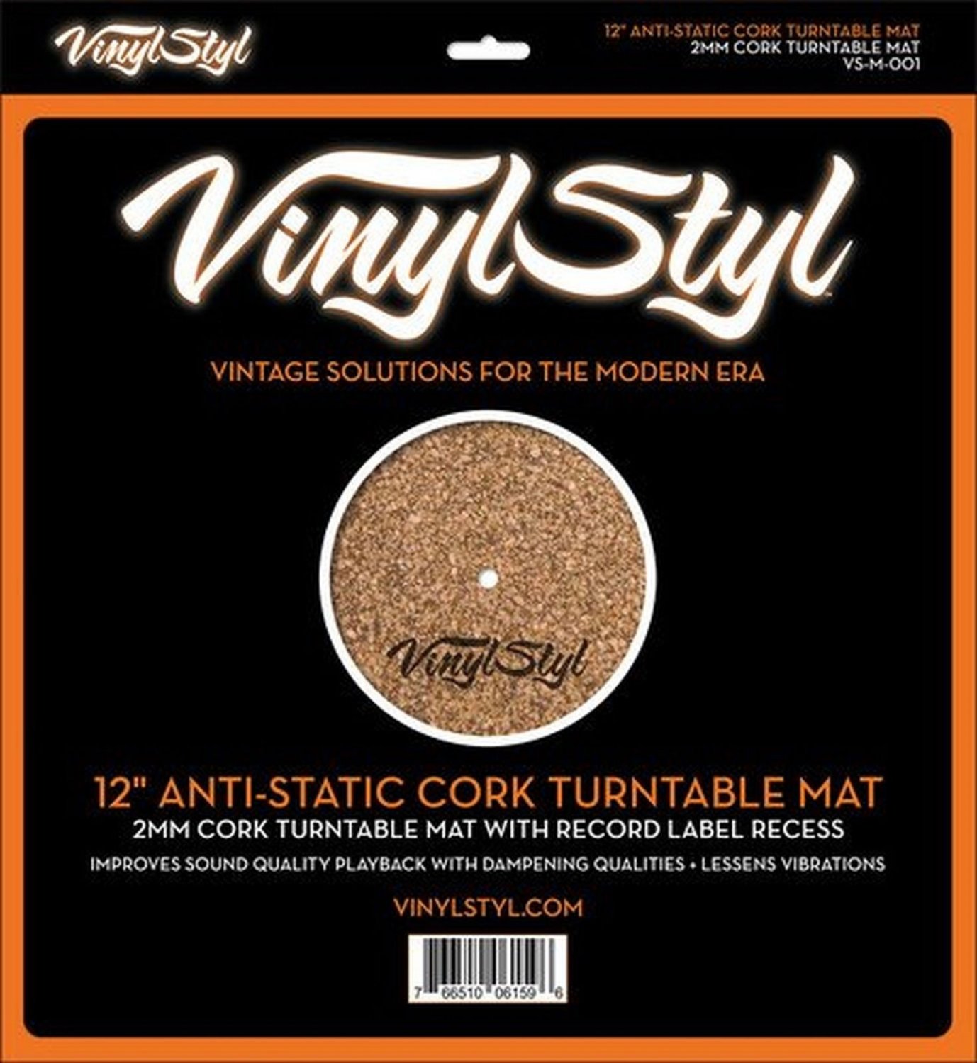 12 Inches Anti Static Cork Turntable Mat Vinyl Styl Improve Sound Quality