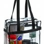 Clear Tote Bag NFL Stadium Approved - 12" X 12" X 6" - Shoulder straps and zi...