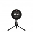Multipurpose Condenser Microphone Snowball Black Plug N Play USB Clear Audio