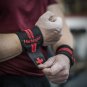 Harbinger Red Line Wrist Wraps Thumb Loop Style Adjustable 18 Inch Lenght Wrist