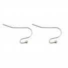 Gold Earwires Ball Dot Silver Earring Hooks 200 Pairs 400 Count Jewelry Making