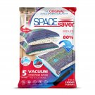 Premium Vacuum Storage Bags Work With Any Vacuum Cleaner 5 Pack Medium Size Bags