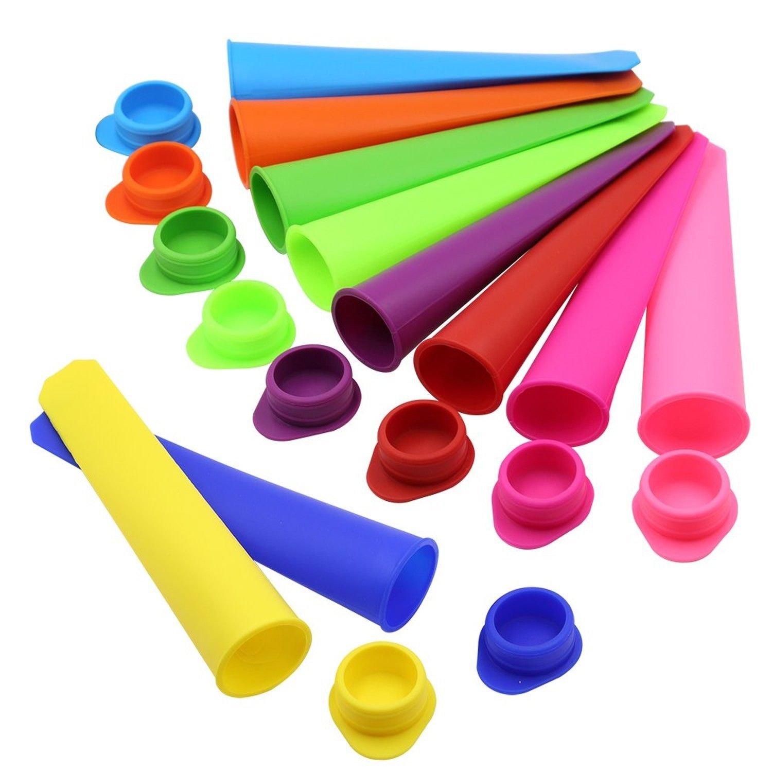 Silicone Popsicle Molds BPA Free Yummy Frozen Treats Ice Lollies Popsicle Maker