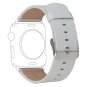 Watch Band for Apple Watch Light White Color Leather Watch Band Strap Wrist Clas