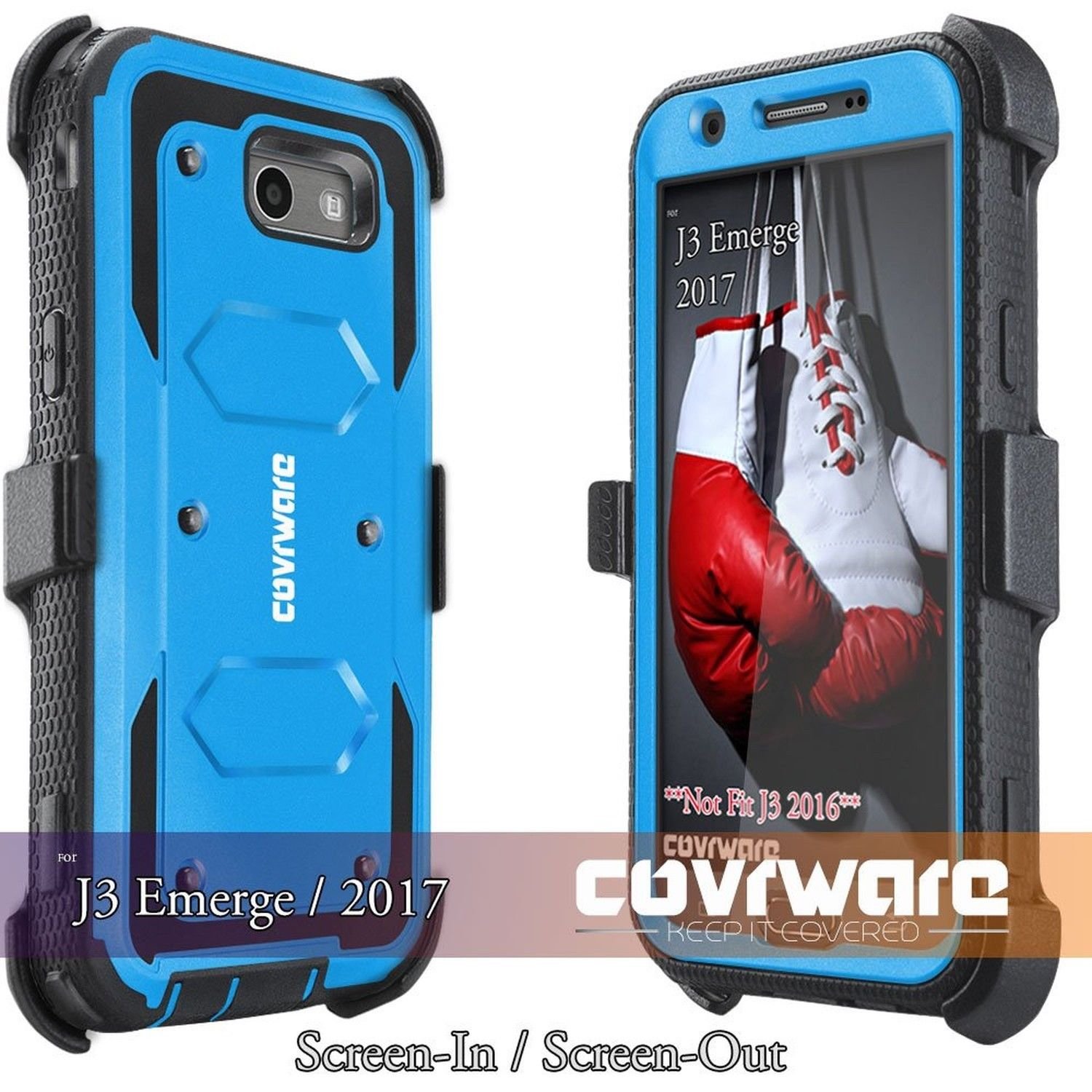 Samsung Galaxy J3 Emerge Prime Eclipse Express Prime Protector Case