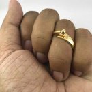 Genuine 18k Solid Gold Handmade Sculptured Designer Wedding Engagement Anniversary Fashion Ring 2018