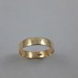 18k 750 Solid Yellow Gold Simple Elegant Handmade Wedding Engagement Friendship Ring Flat Band 2018