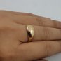18k Solid Yellow Real Gold Handmade Designer Dome Wedding Engagement Anniversary Fashion Ring 2018