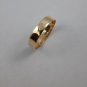 18k 750 Solid Yellow Gold Simple Elegant Handmade Wedding Engagement Friendship Ring Flat Band 2018