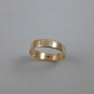18k 750 Solid Yellow Gold Simple Elegant Handmade Wedding Engagement Friendship Ring Flat Band 2018