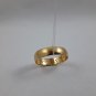 Genuine 18k Solid Yellow Gold Half-Round Handmade Satin Finish Traditional Wedding Ring Band 2018