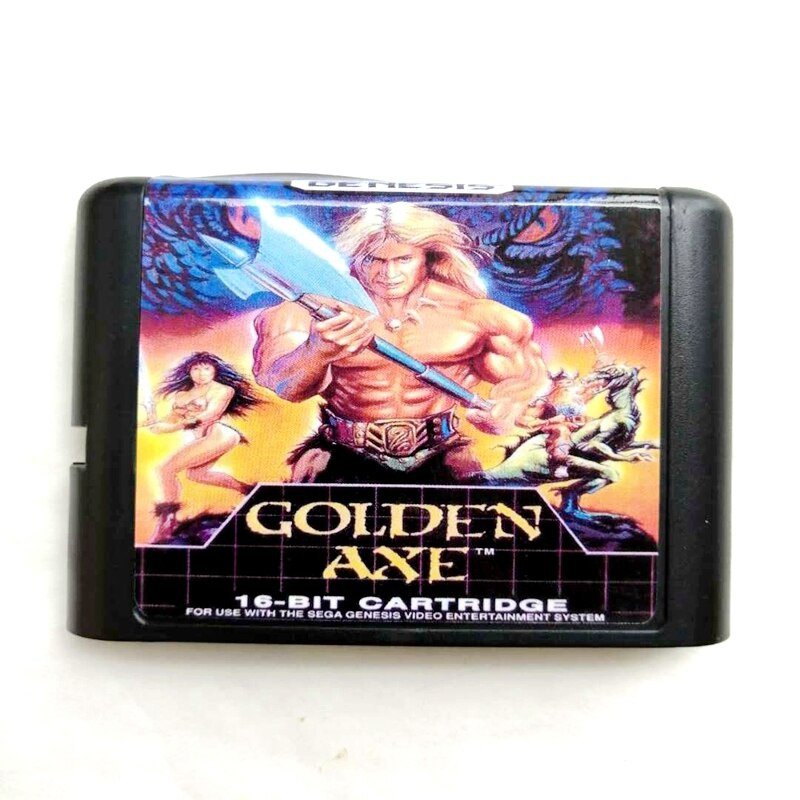 Golden Axe 16-Bit Fits Sega Genesis Mega Drive Game Repro