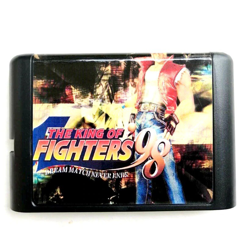 King Of Fighters 98 16-Bit Fits Sega Genesis Mega Drive Game Repro