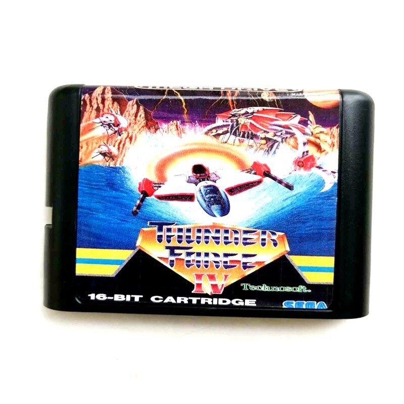 Thunder force 4 16-Bit Fits Sega Genesis Mega Drive Game Repro