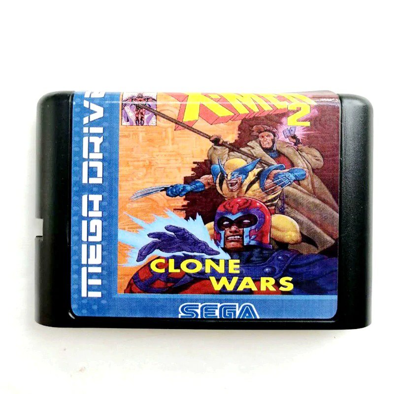X Man 2 16-Bit Fits Sega Genesis Mega Drive Game Repro