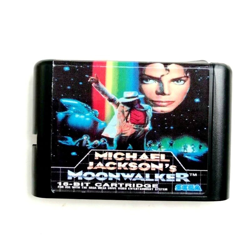 Micheal Jackson Moonwalker 16-Bit Fits Sega Genesis Mega Drive Game Repro