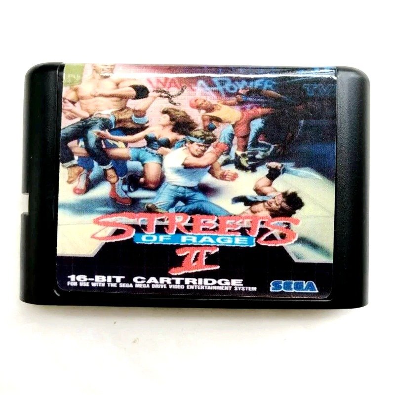 Streets of Rage 2 16-Bit Fits Sega Genesis Mega Drive Game Repro