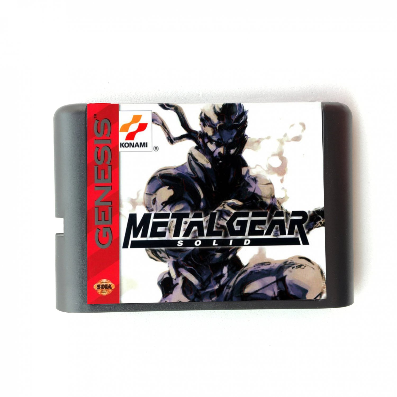 Metal Gear Solid 16-Bit Fits Sega Genesis Mega Drive Game Repro
