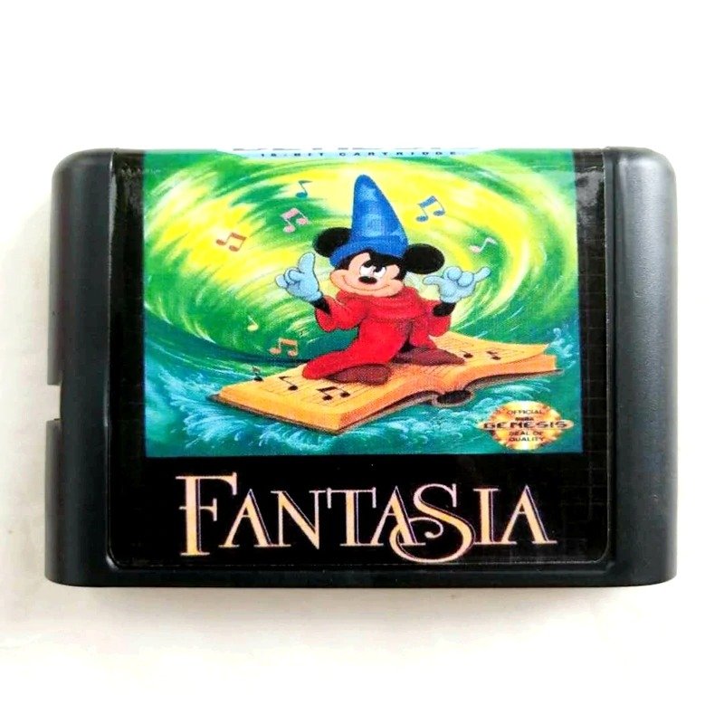 Fantasia 16-Bit Fits Sega Genesis Mega Drive Game Repro