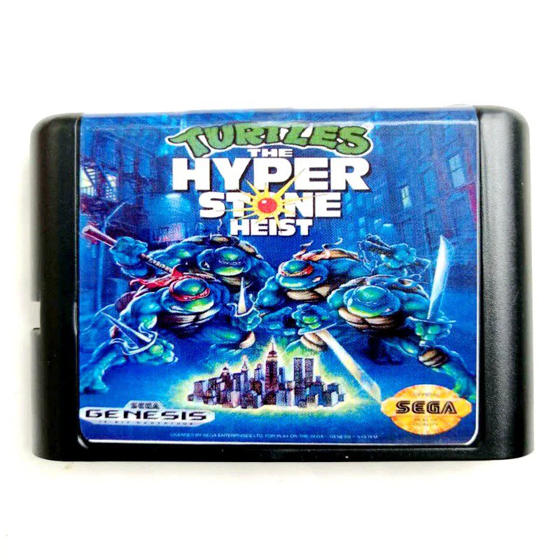 Ninja The Hyper Stone Heist 16-Bit Fits Sega Genesis Mega Drive Game Repro
