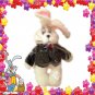 white rabbit PLUSH bunny in suit jacket 16" TALL EASTER  13-310