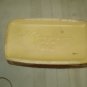 1950's roseville pottery yellow double planter/bittersweet/#858/3"