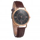 noblag mademoiselle luxury women's watches brown strap black dial 40mm