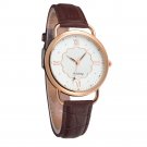 noblag mademoiselle luxury women's watches brown strap white dial 40mm