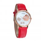 noblag mademoiselle luxury women's watches luminous dial red strap 38mm