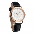 noblag mademoiselle luxury watches for women classic black strap white dial 40mm
