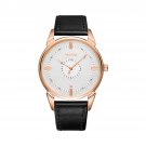 noblag luxury sports watches unisex Black Strap white dial