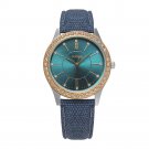 Noblag Mademoiselle Luxury Women's Watches Green Dial Leather Strap 40mm