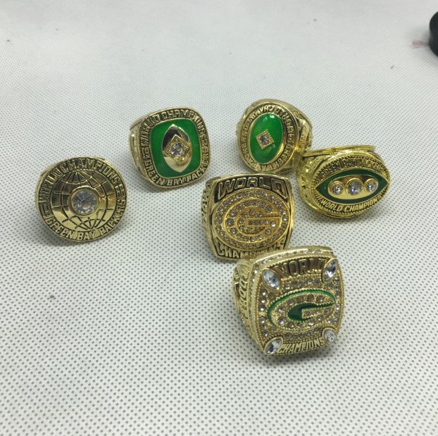 Free Shipping 1961 1965 1966 1967 1996 2010 GREEN BAY PACKERS ...