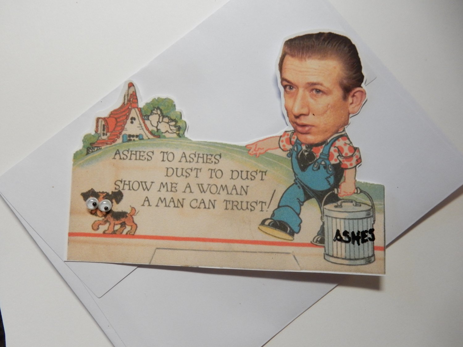 Serial Killer Vintage Retro Valentine's Day Cards. Set of 6. Lot 2
