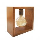 Rustic Frame Wooden Lamp