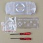 Transparent Clear Housing Shell Case Cover Kit Replacement for Sony PSP 1000