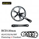 Litepro Hollow CNC AL7075 Folding Road Bike Chainring Crankset BCD130mm 45T-58T