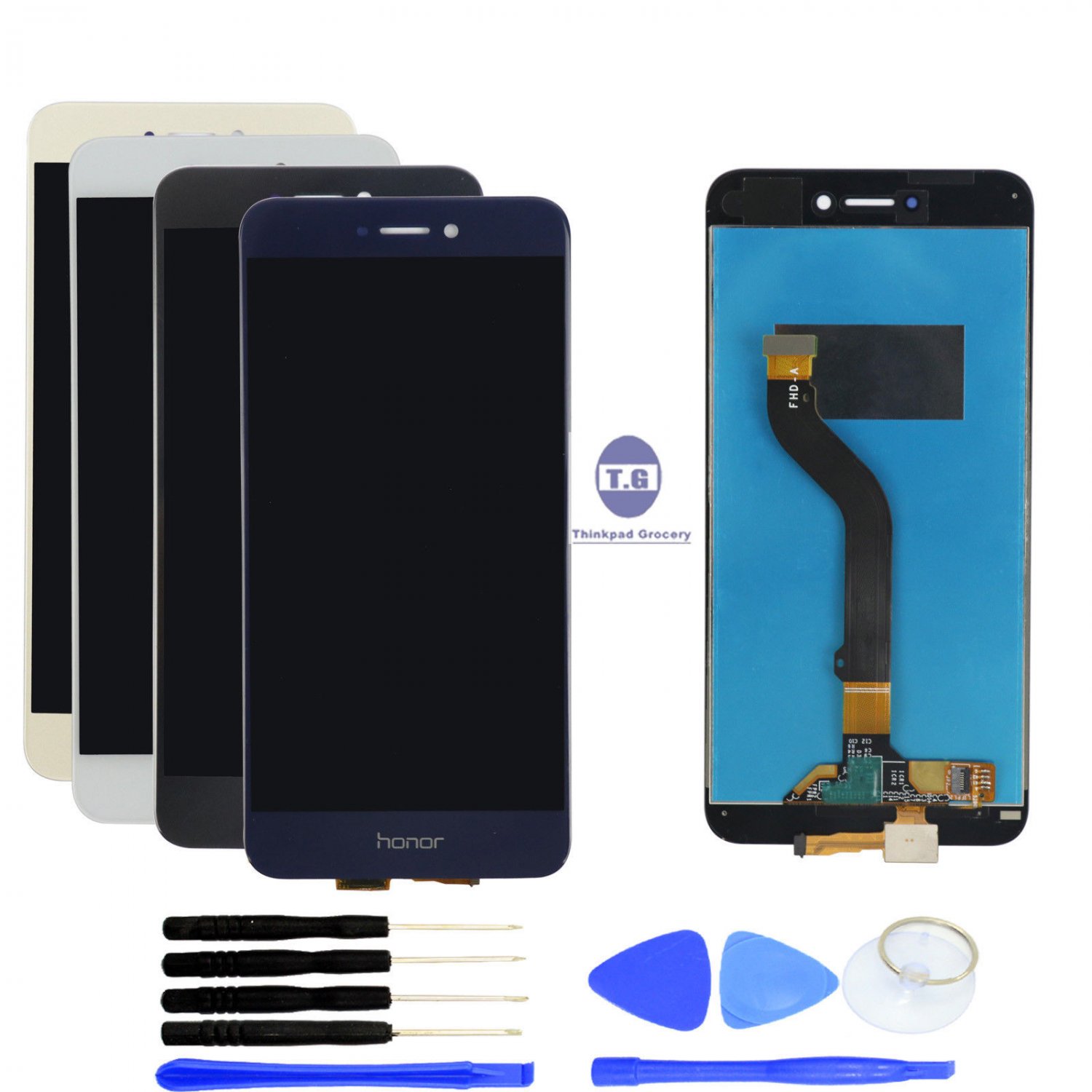 NEW  LCD Screen Display + Digitizer Touch Tools For HUAWEI Honor 8 lite