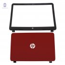 New HP 15G 15-G001XX 15-R030WM 15.6" LCD Back Cover & Front Bezel 760964-001 USA