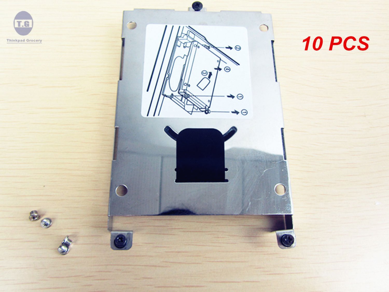 10PCS Hard Drive Caddy+Screws for HP EliteBook 8460P 8470 8560W 8570