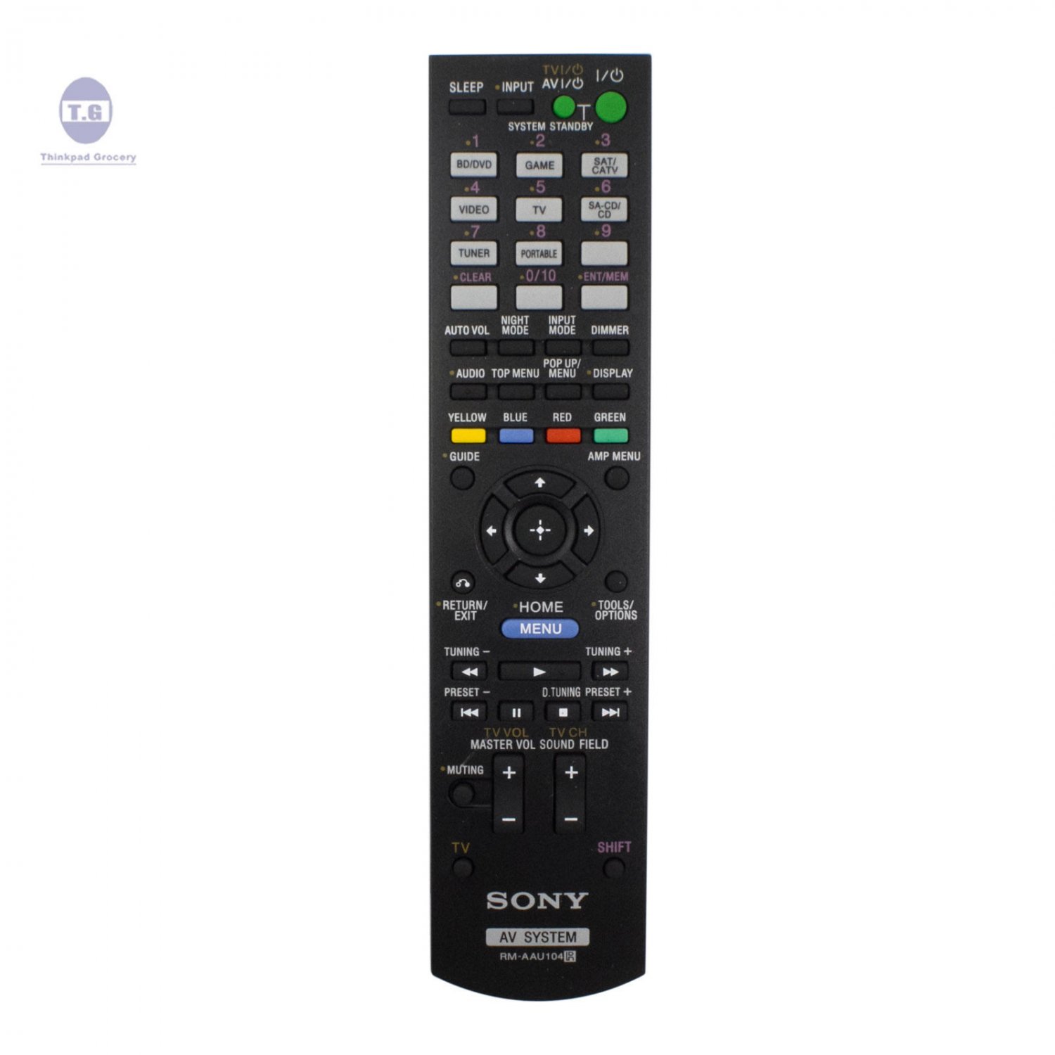 NEW Remote Control for Sony AV SYSTEM STR-KS380 STR-KS470 STR-DH520 RM-AAU104
