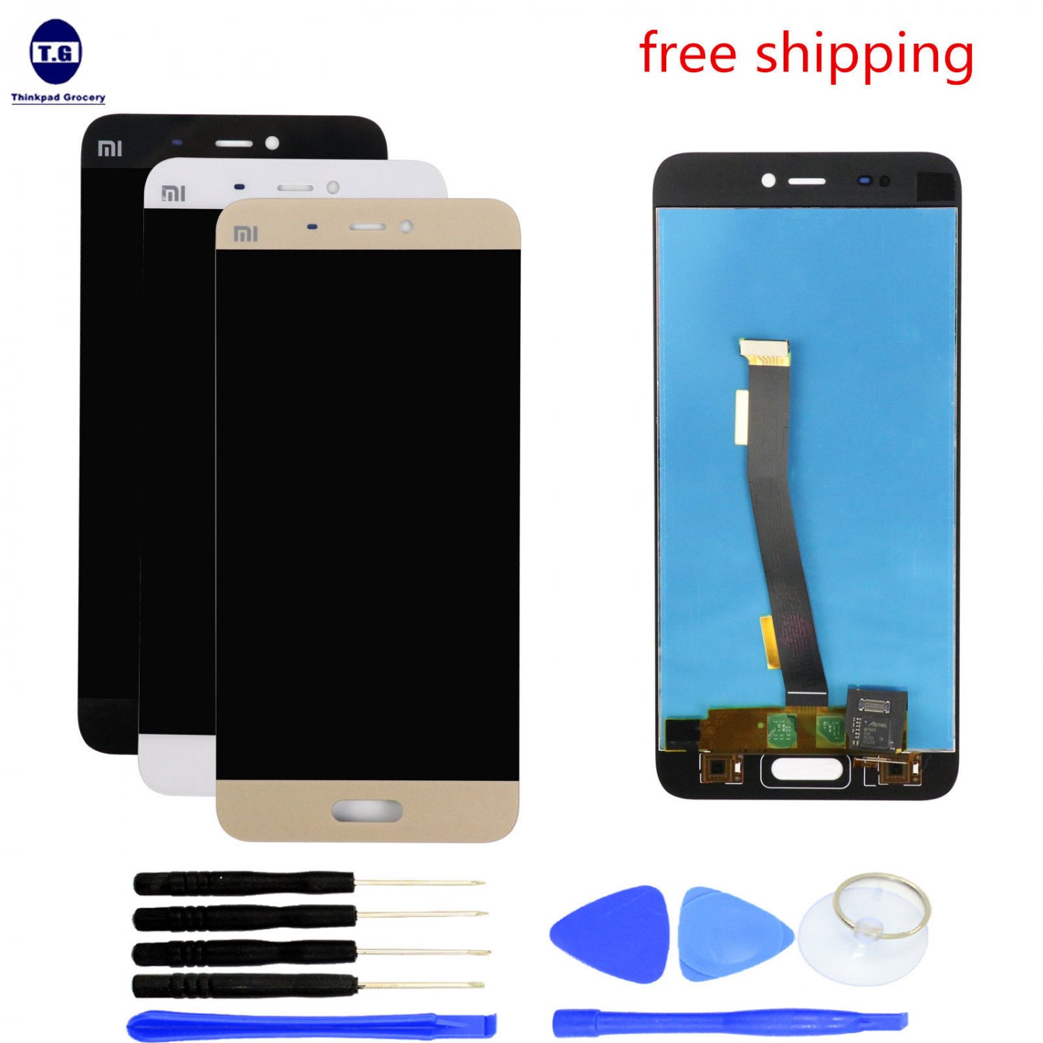 LCD Screen Display+Digitizer Touch+Tools For XIAOMI 5 MI5 BLCAK GOLD WHITE
